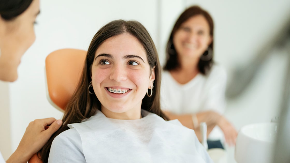 Teen with Braces photo